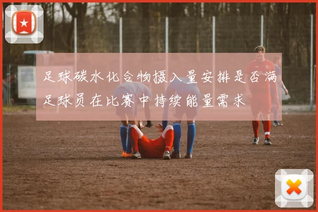 足球碳水化合物摄入量安排是否满足球员在比赛中持续能量需求
